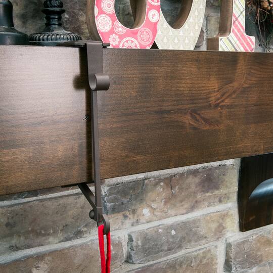 Village Lighting Mantel Garland & Stocking Hanger
